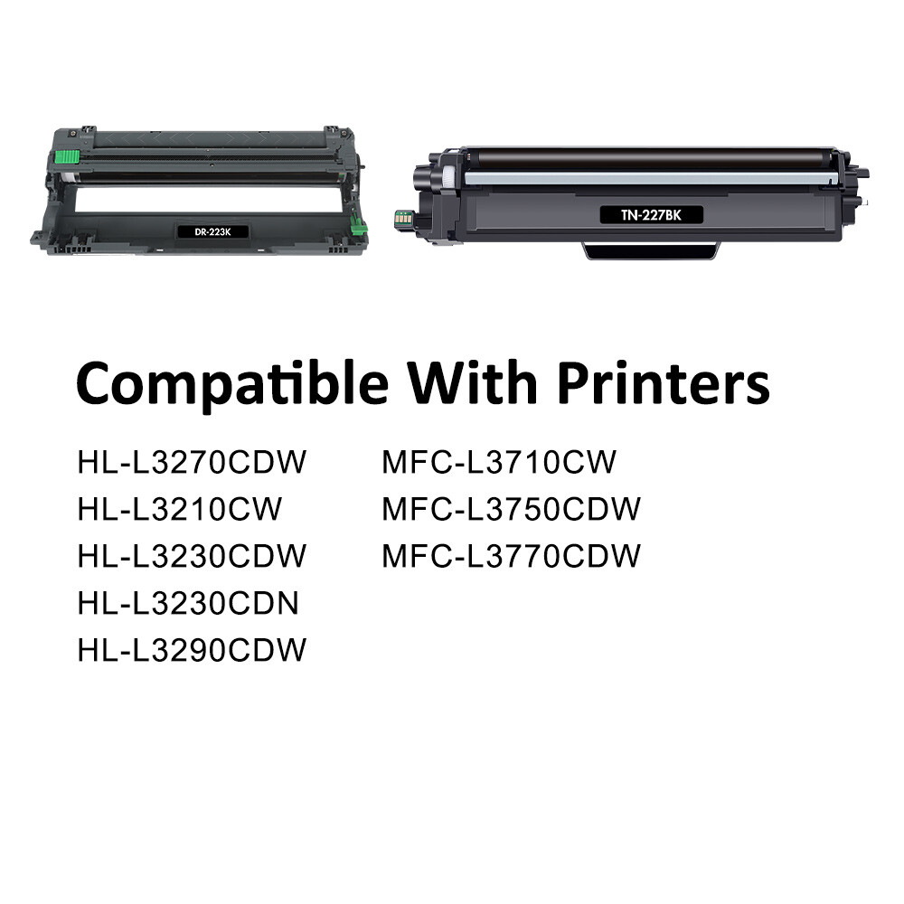 Cartucce Toner TN247 TN243 Compatibili Brother - Set Da 5 Pezzi, Per Stampanti Brother HL-L E MFC-L Series