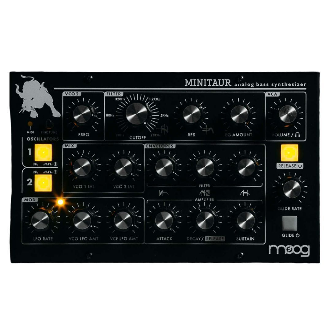 Moog Minitaur Analog Bass Synthesizer with Analog Engine and Moog Minitaur Analog Bass Synthesizer with Analog Engine and
