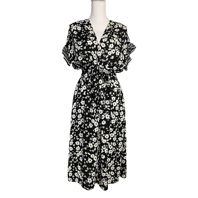 princess polly baby blue dress Alexa Chung Wore a Winter Floral-Dress Outfit That Is So 2025