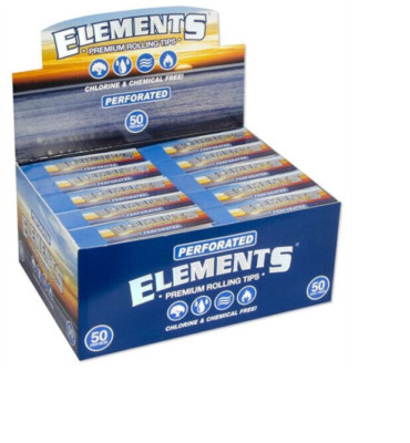 50 x 50 Elements Filtertips Perforiert BOX , Neu