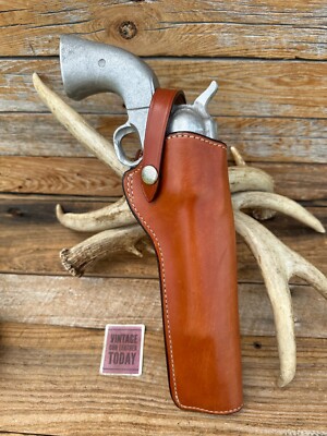 Bianchi 1L Lawman brown Leather Lined Holster For S&W Large SA