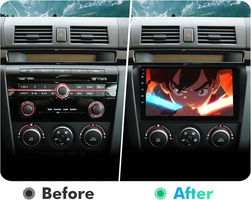 9" For Mazda 3 2004-2009 Android 12 Carplay Car GPS Navi Radio Stereo RDS 2+32GB - Picture 2 of 15