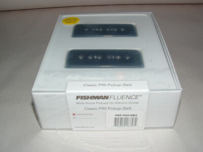 Fishman Fluence PRF-P90-SB2 P90 Classic Pickup Set (Black) New with Warranty