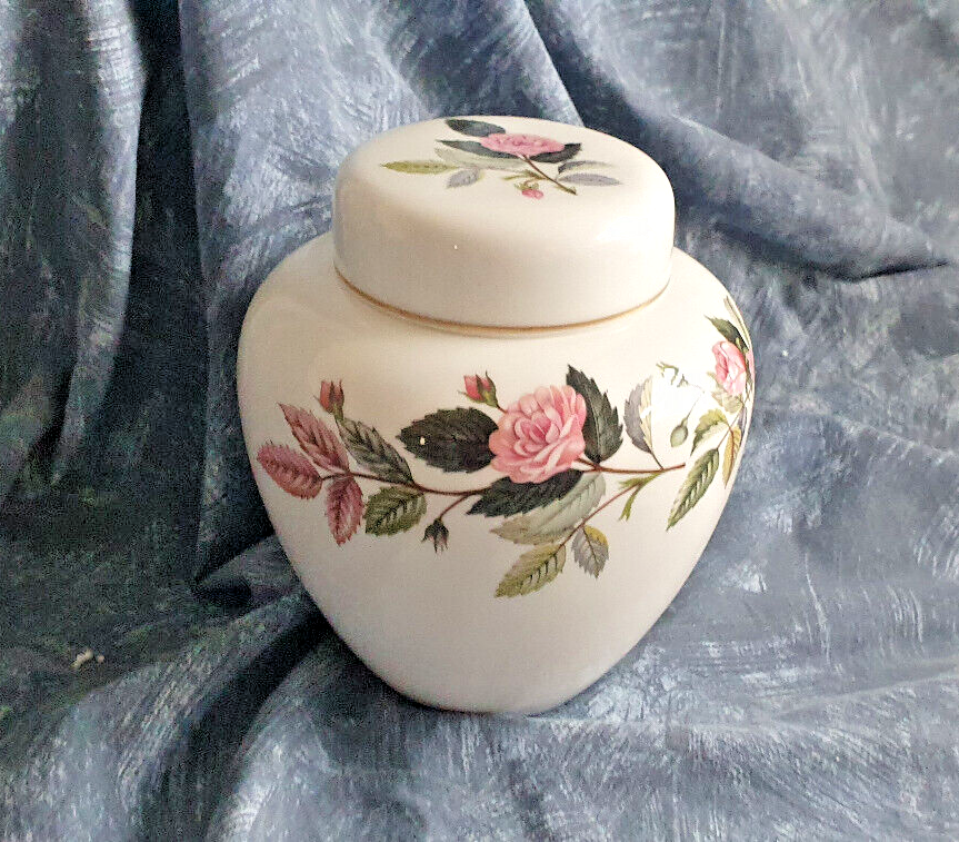 WEDGWOOD — HATHAWAY ROSE — GINGER JAR — NQC | eBay