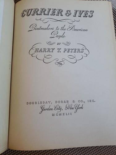 Vntg HB Book Currier & Ives Printmakers To The American People 1942 Harry Peters - Picture 7 of 24