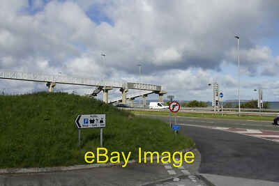 Photo 6x4 A55 footbridge Penmaenmawr Just past the Puffin Cafe, heading w c2017
