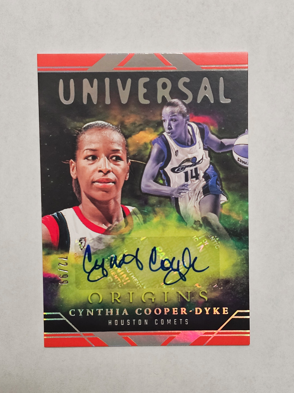 2024 Panini Origins WNBA Cynthia Cooper-Dyke Universal Red Auto /99
