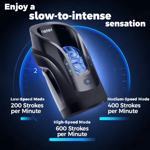Male Masturbator Telescopic Auto Thrusting Masturbation Stroker Cup Men Sex Toy - Picture 5 of 13