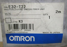 NEW OMRON E32-T22 FIBER OPTIC CABLE SEALED BAG