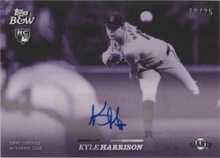 2024 Topps Black & White - Kyle Harrison #56-A - 1 of 1