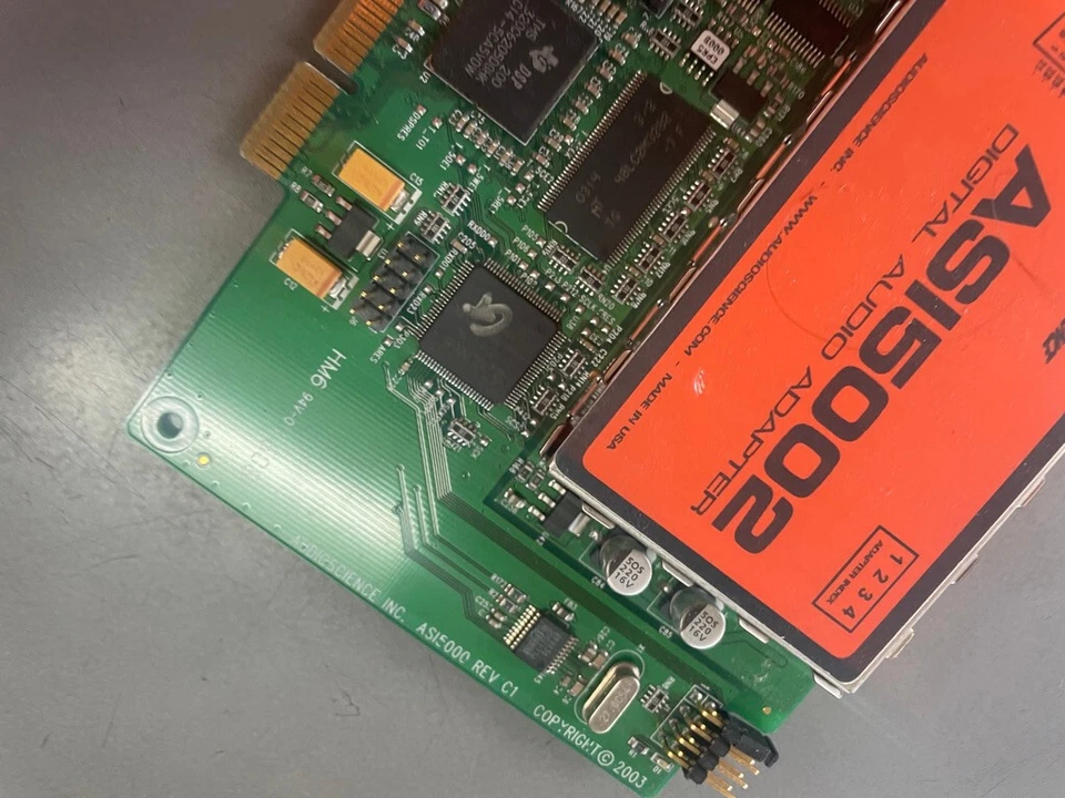 Audioscience ASI5002 digital audio adapter card ASI5000 rev c1 - Image 4 of 4