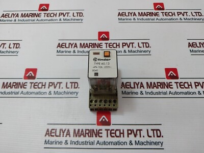 Finder 60.13 Relay with Base 10A 380V