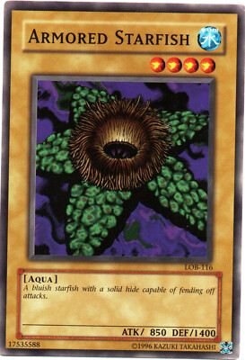 LOB-116 Armored Starfish aus Legend of Blue Eyes White Dragon