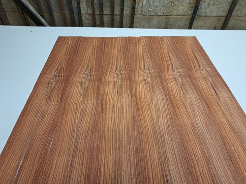 Rosewood Veneer - 12 NATURAL WOOD SHEETS - 750mm x 55mm - Picture 4 of 7