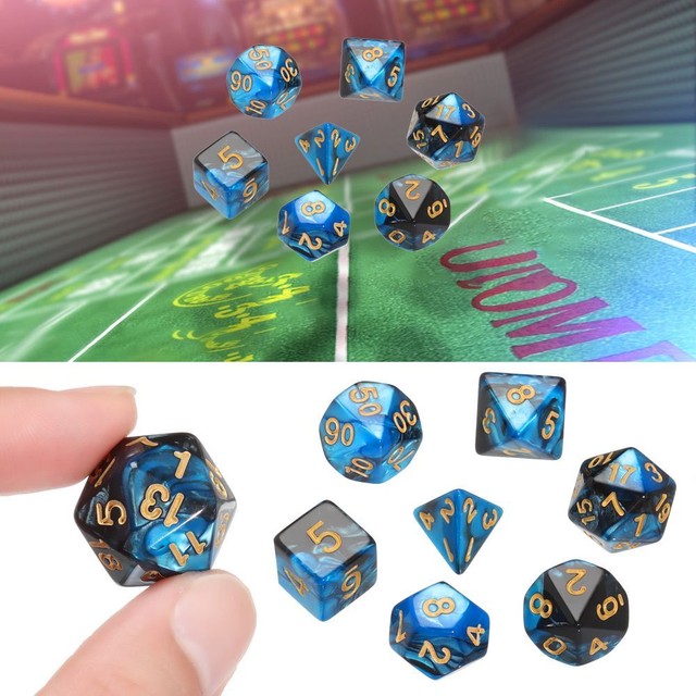 D6 D8 D10 D12 D20 Gift Resin Dices Dice Set Polyhedral Table Games Accessory D6 D8 D10 D12 D20 Gift Resin Dices Dice Set Polyhedral Table Games Accessory