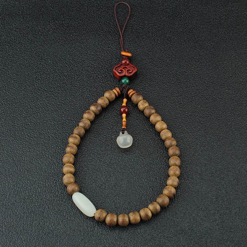 Agarwood Mobile Phone Chain Miss Cell Strap Chinese Style Chains - Zdjęcie 10 z 12