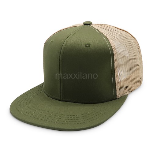 Baseball Cap Men Mesh Snapback Adjustable Trucker Hat Military Cotton Hats - Picture 58 of 69