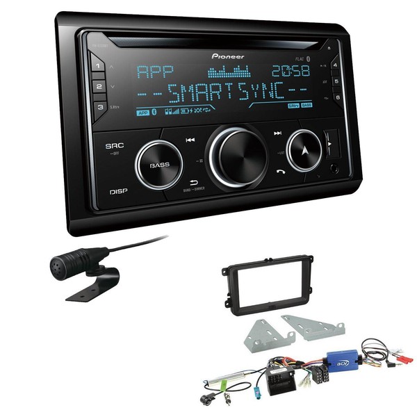 Pioneer Autoradio Bluetooth USB Einbauset FüR Skoda Roomster Ab 2006 Canbus LFB-image