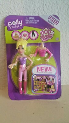 Polly Pocket Pop N Swap Doll Sample Promotional 4'' Doll  Mattel 2008 NEW