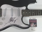 CHAD KROEGER SIGNED CUSTOM ELECTRIC GUITAR NICKELBACK DARK HORSE JSA COA — photo 2