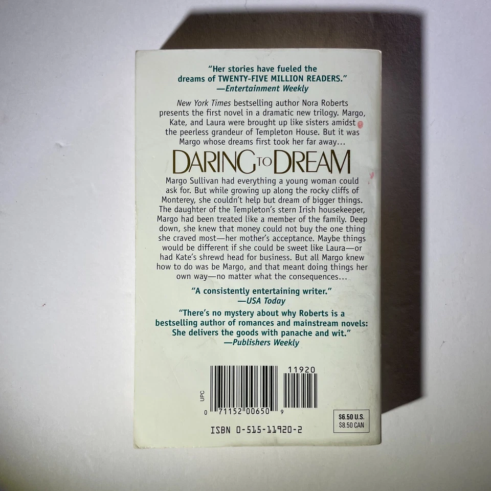Daring To Dream (Book 1), Nora Roberts, Paperback - Image 2 of 4