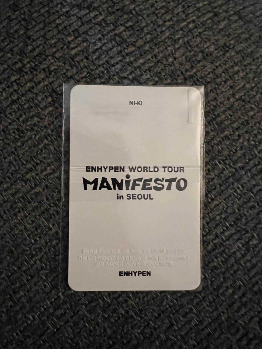 ENHYPEN MANIFESTO Seoul DVD ニキ NI-KI ENHYPEN WORLD TOUR MANIFESTO in SEOUL DVD+PREORDER - Amazon
