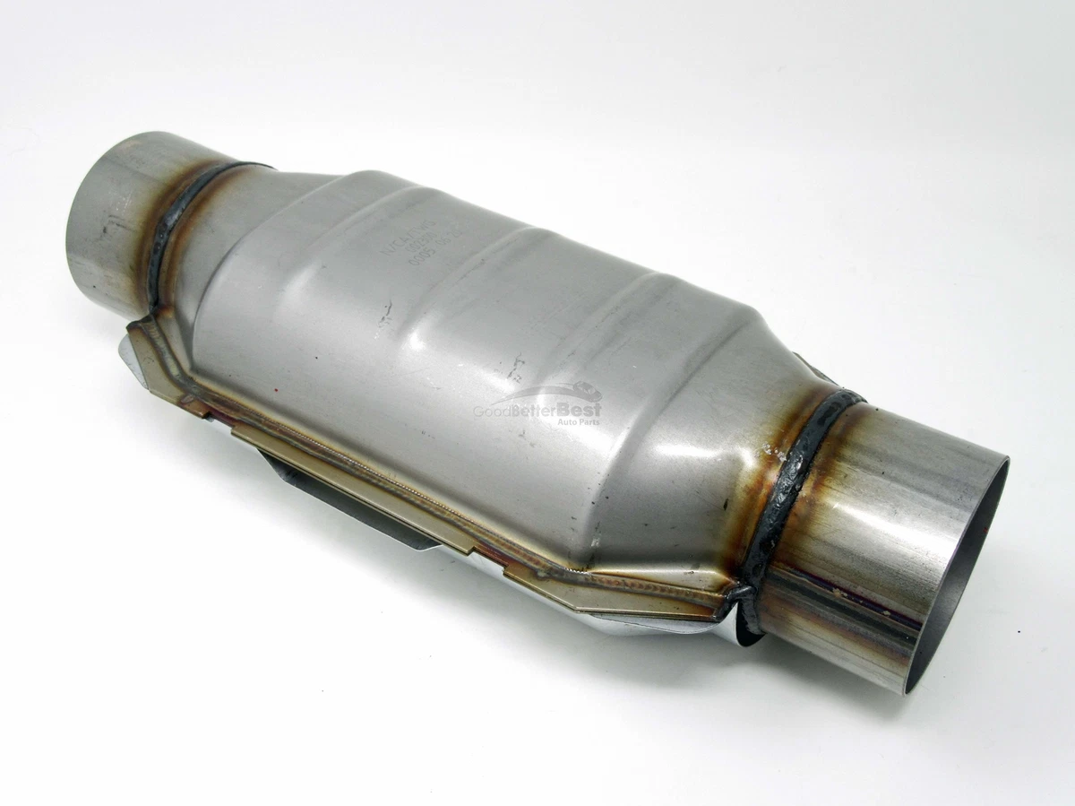 3 Universal Catalytic Converter with Heat Shield EPA Stainless Steel New |  eBay