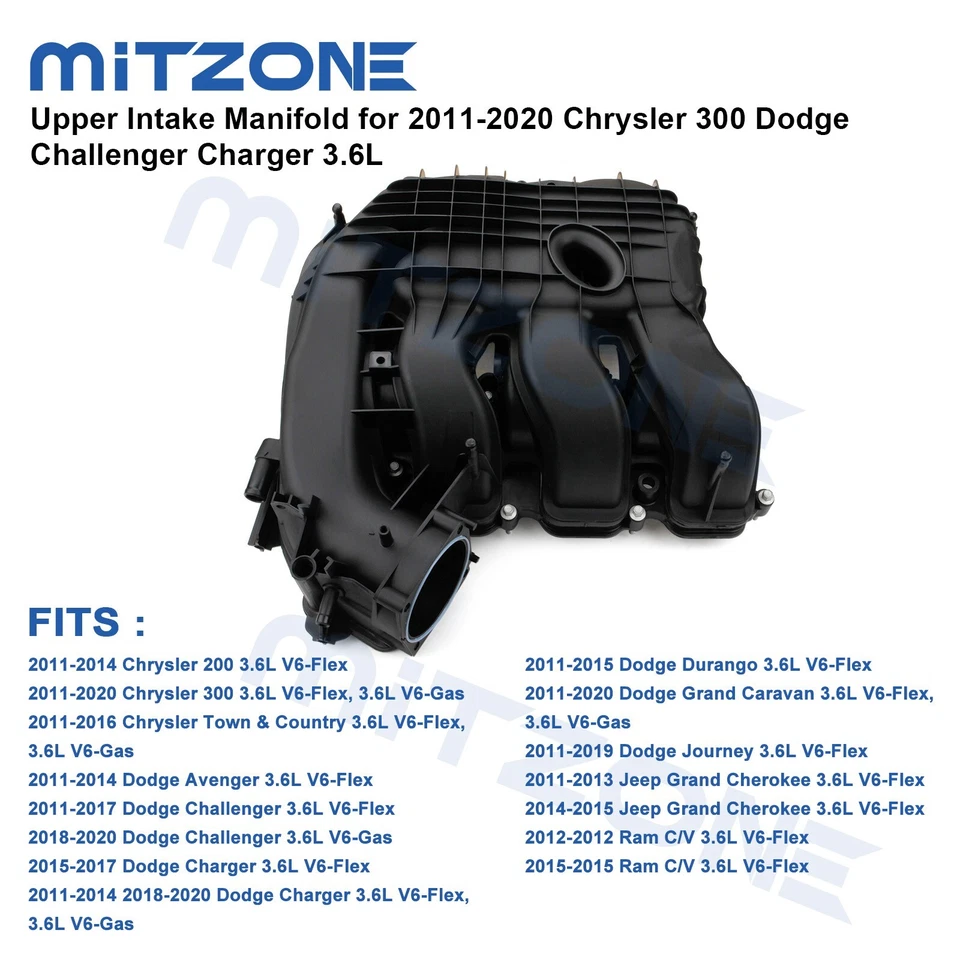 Upper Intake Manifold for 2011-2020 Chrysler 300 Dodge Challenger Charger 3.6L🚗 - Image 3 of 4
