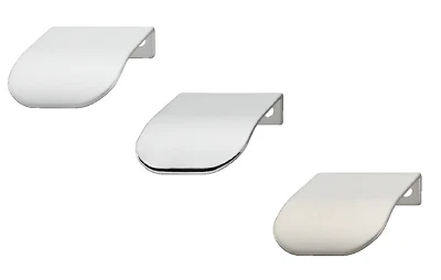 Häfele Kantengriff H1839 Spiegeltürgriff Spiegelschrankgriff Möbelgriff 44x46mm - Bild 1 von 4