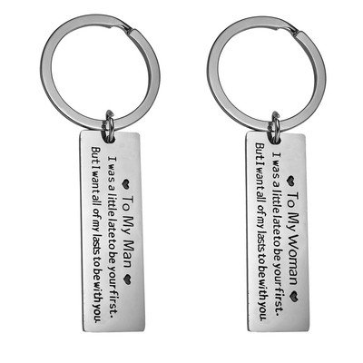 to my boyfriend keychain