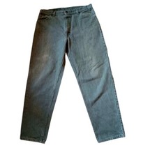 Retro LEVIS 550 Vintage Jeans 36 X 30 Green Tapered Relaxed Fit USA
