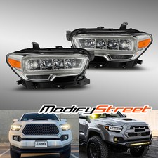 Fit 2016-2023 Toyota Tacoma Nova-series Led Projector Chrome Headlights