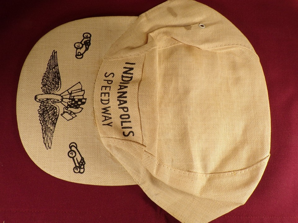 Vintage Early Indianapolis Speedway Indy 500 Car Race Hat Cap Rare Auto ...