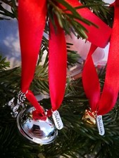 Believe Bell Large Polar Express Style Santa Sleigh Stocking Father Christmas 
