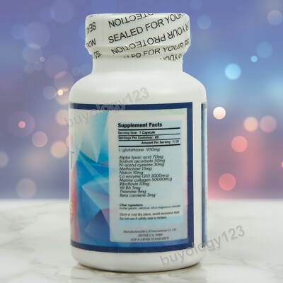 AUTHENTIC LUXCENT L-GLUTATHIONE & PURE BEAUTY COLLAGEN 100,000MG COMBO