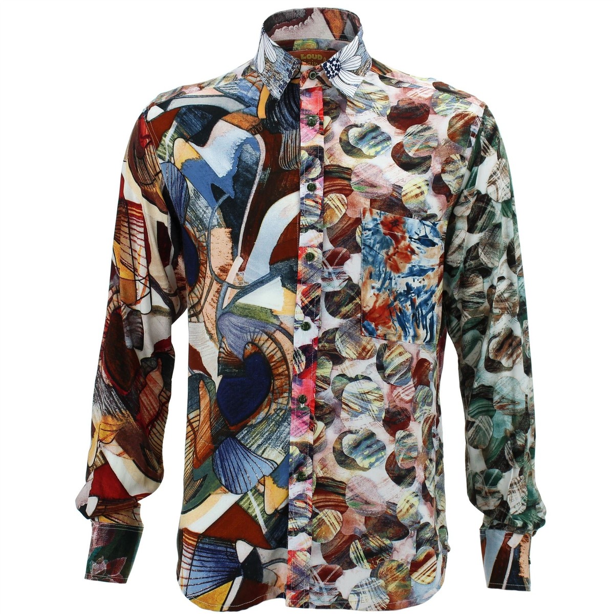 loud mens dress shirts Regular Fit Long Sleeve Shirt