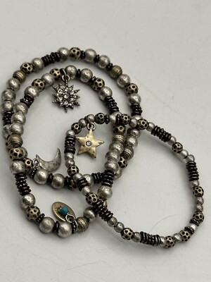 Stretch Bracelet Grouping With Sun Moon And Star Accent Charms By Nine West