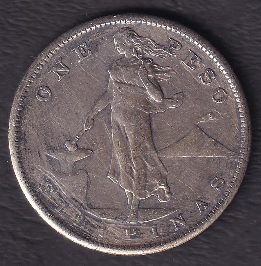 1 Peso 1910-S US-Philippine United States of America Coin