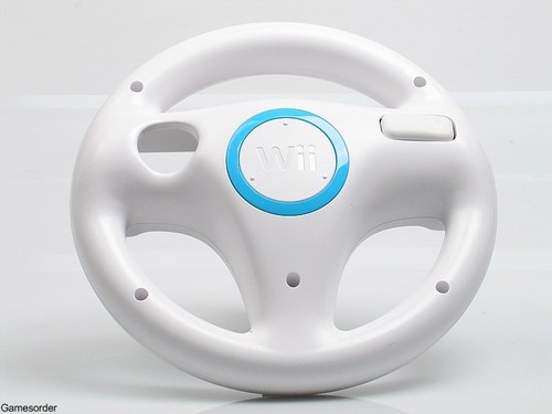 ORIGINAL NINTENDO Wii WHEEL / LENKRAD (weiß / white)