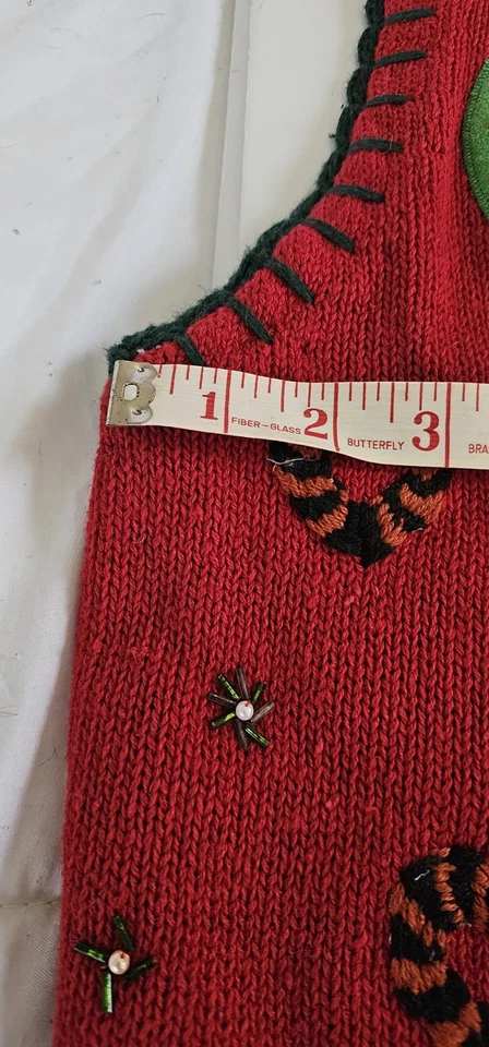 Chaleco Suéter Navidad Para Mujer Hampshire Studio Talla 2x Foto 4 de 4