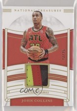 2019-20 Panini National Treasures Jersey Prime 23/25 John Collins #JT-JCL im4