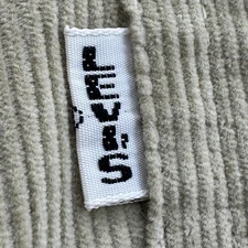 Vintage Levis Big E White Tab Corduroy  Khaki Pants 32 X 32 Made In USA SFCal