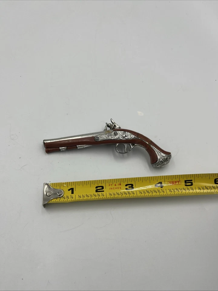 Pistola de juguete vintage miniatura George Washington Flintlock 1761 Marx Foto 4 de 4