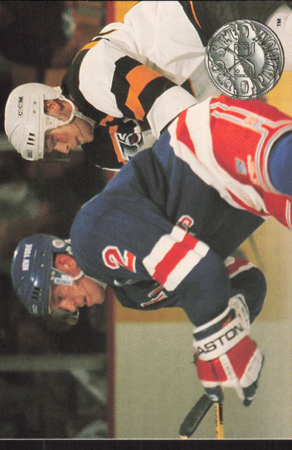 Brian Leetch, 1991-92 Pro Set Platinum, #79, New York Rangers,