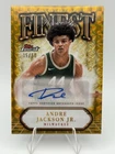 2024 Topps Finest Basketball Gold Geometric Refractor Andre Jackson Jr. #FA-AJ