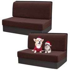 Gollense RV Dinette Cushion Covers Set of 2, Waterproof Stretch Camper Cushio...