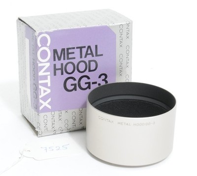 @ CONTAX Metall Hood GG-3 silver original boxed