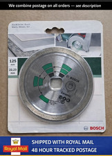 Bosch 125mm Diamond Blade Ceramic Tile Cutting Disc 22.23mm Bore