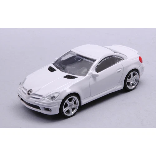 MERCEDES SLK55 AMG WHITE 1:43 Rastar Auto Stradali Modellino Nuovo - Immagine 2 di 3
