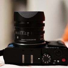 Metal Lens Hoods Hood with Cover Cap for Sigma DM 45MM F2.8 90MM F2.8 24mm F3.5
